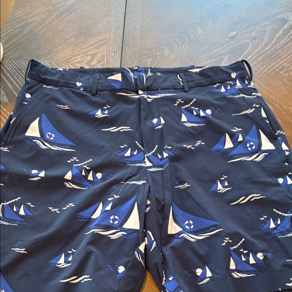 Polo Ralph Lauren Sailboat Print Swim- Golf Shorts.